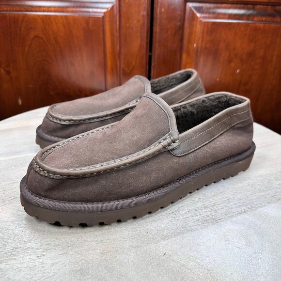 Kenneth Cole Reaction Mens Jaxon Slippers Size 7.5 Brown Memory Foam Shoes - Picture 13 of 16